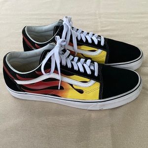 Vans old School 🔥 flame print